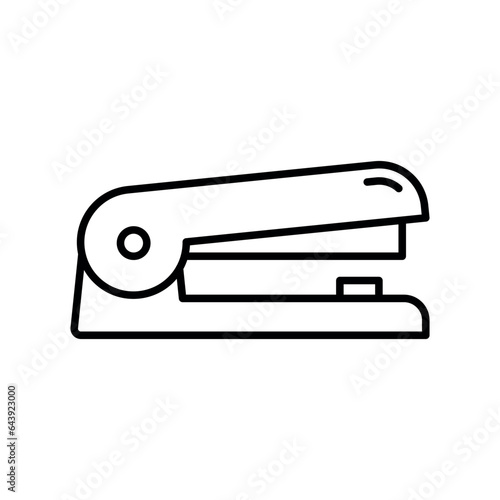stapler sign symbol vector glyph color icon