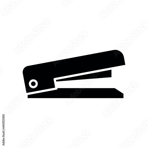 stapler sign symbol vector glyph color icon