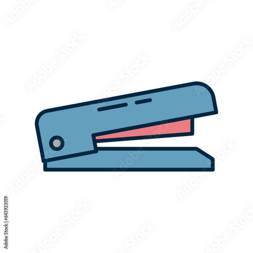 stapler sign symbol vector glyph color icon © nabil