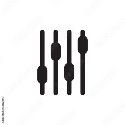 adjustment icon vector