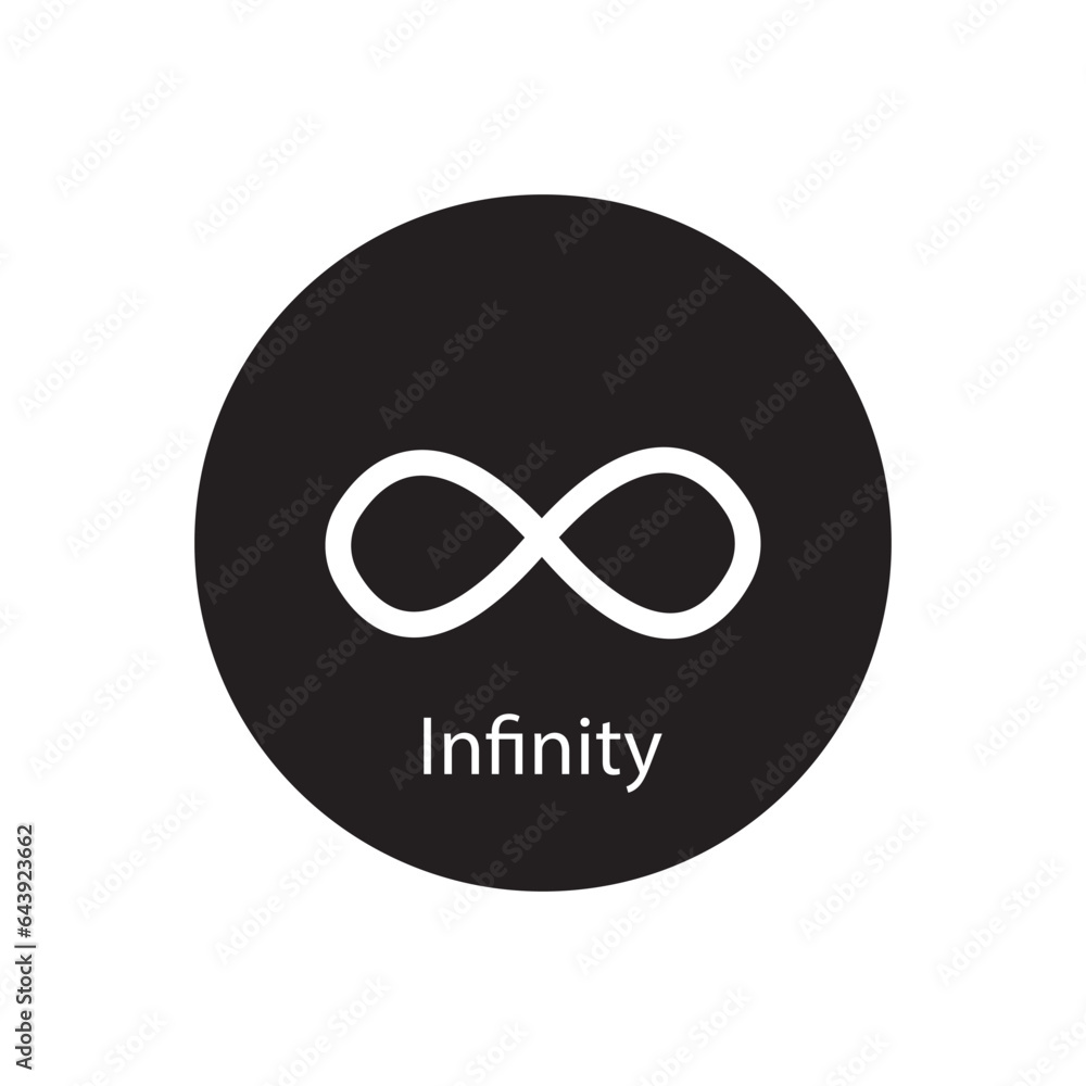 infinity icon vector infinity icon vector