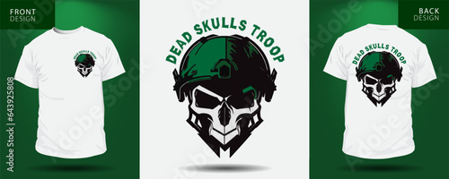 skull t-shirt stylish and clothing printable trendy tshirt design. print, industrial products.