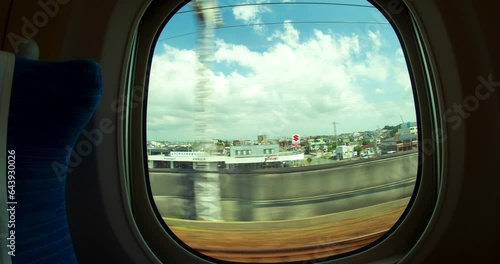 Shinkansen Bullet Train races across Japan horizon in 4K timelapse