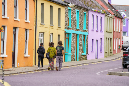 Wallpaper Mural Colourful houses, Eyeries, Beara Peninsula, County Cork, Ireland, United Kingdom Torontodigital.ca