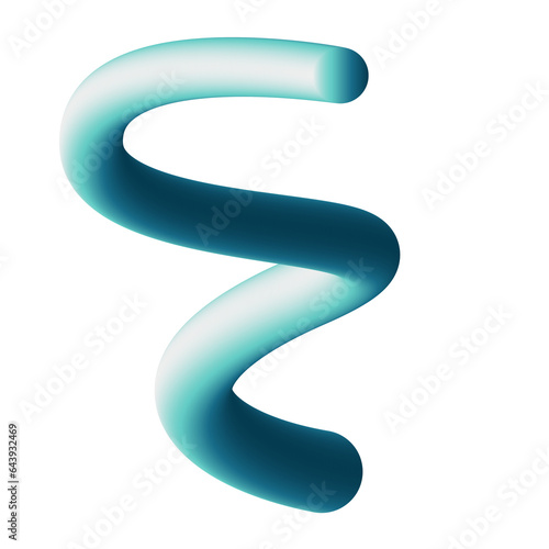 3D Squiggle Element