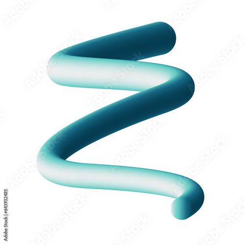 3D Squiggle Element
