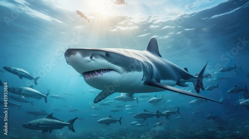 Great white shark  AI generated Image