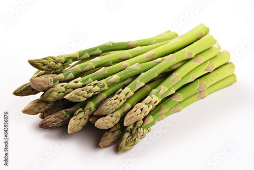 Asparagus photo realistic illustration - Generative AI.