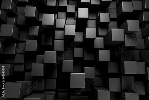 A black background with a set of cubes