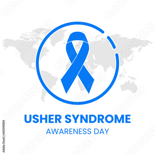Vector graphic of Usher Syndrome Awareness Day photo