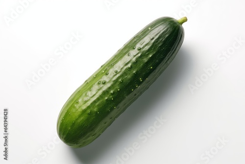 Cucumbers photo realistic illustration - Generative AI.