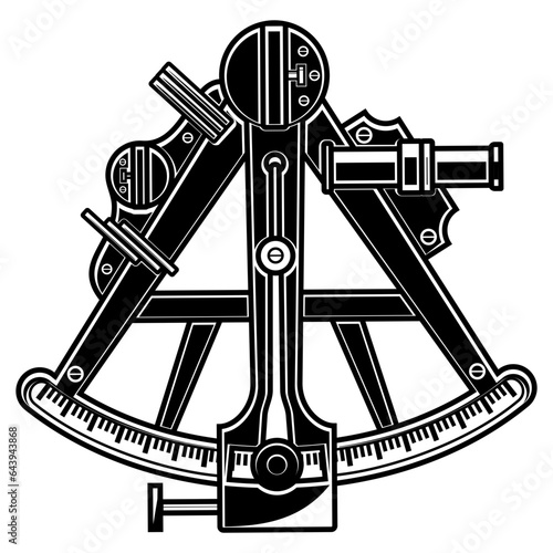 Celestial navigation silhouette