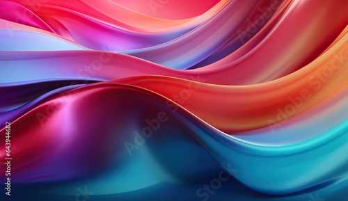 Abstract Design : Colorful Silky Texture in Pink, Purple, Blue