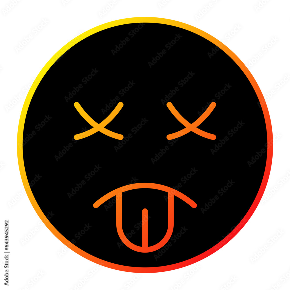 Fototapeta premium Knocked Out Icon