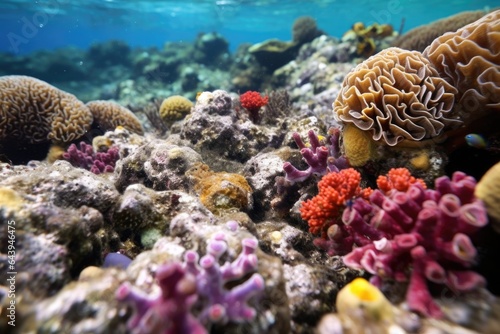 Wallpaper Mural close-up of octopus camouflage on coral reef Torontodigital.ca