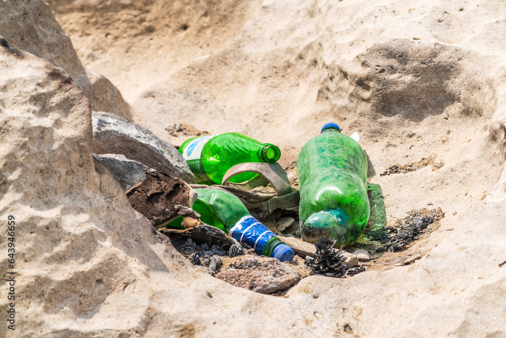 Environmental pollution with plastic bottles Environmental pollution with plastic bottles