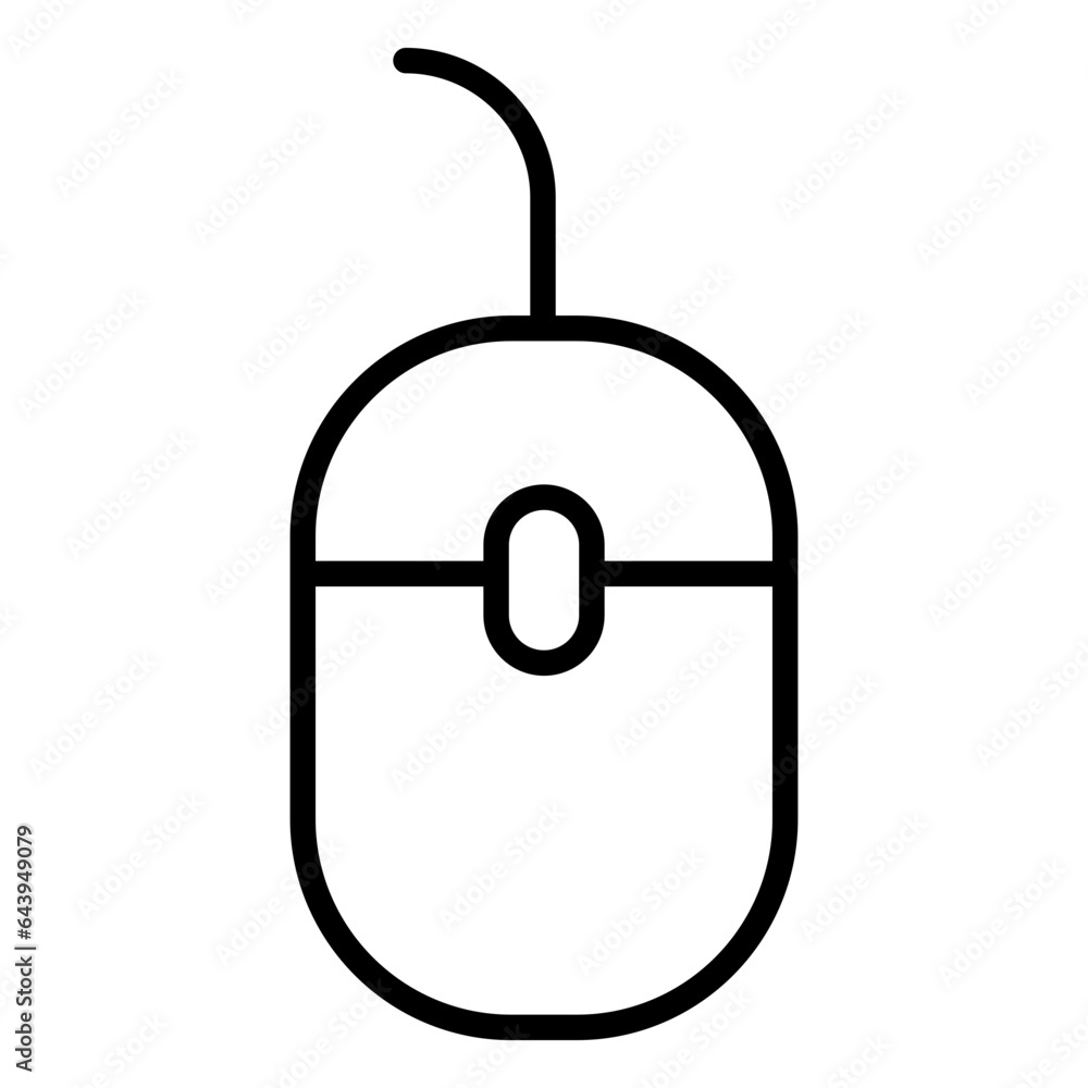 Outline Computer Mouse icon Outline Computer Mouse icon