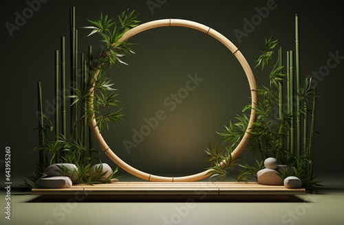 Product Photography Background. Showcase Stand for online marketing shop. 