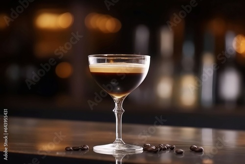Coffee cocktail shaker. Generate AI