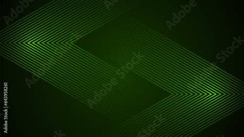 Dark green simple abstract background with lines in a geometric style as the main element.