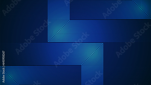 Dark blue simple abstract background with lines in a geometric style as the main element.