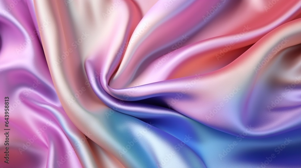Rainbow silk with creases texture background Rainbow silk with creases texture background