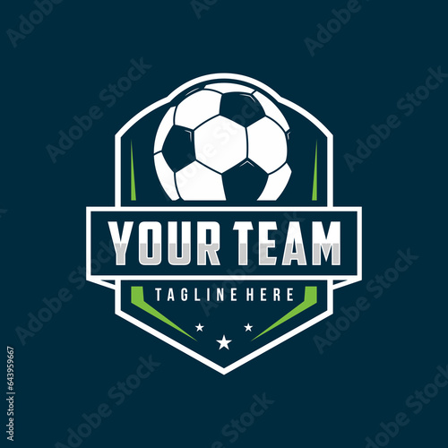 Soccer Logo or football club sign Badge. Football logo vector design illustration