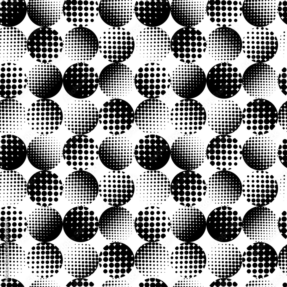 Pattern swatch, CS6, Polka dots made of polka dots. (Gradation, Regular)