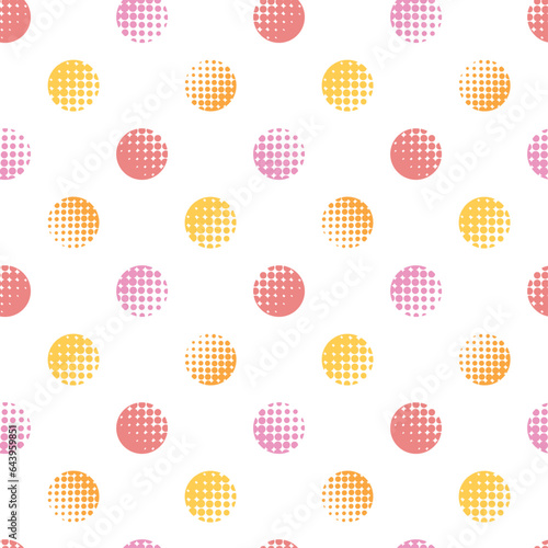 Pattern swatch, CS6, Polka dots made of polka dots. (Gradation, Regular)