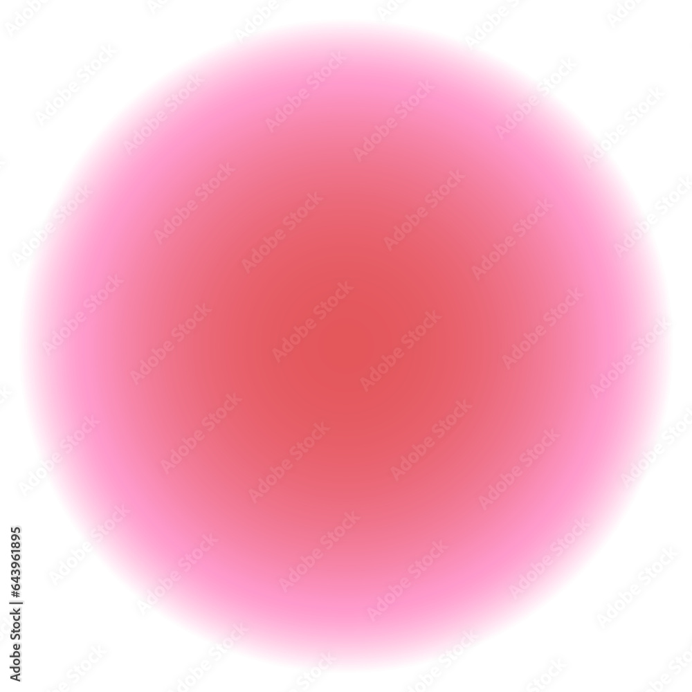 Obraz premium abstract pink and red round aura gradient, circle shape, blurred sphere, modern art harmony, inner peace and wellbeing concept design