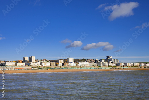 View of the beautiful city of Brighton photo