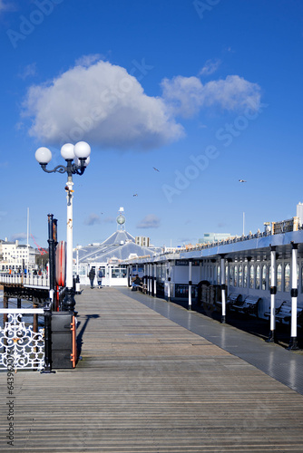 View of the beautiful city of Brighton photo