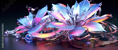 Crystal ethereal flowers © Antiga