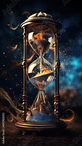 universe inside hourglass