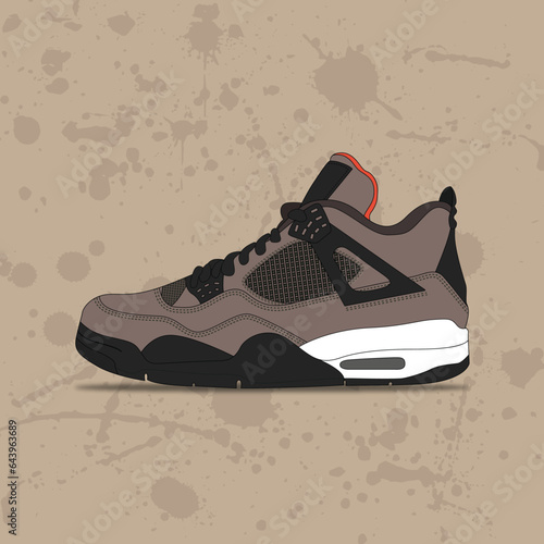 Brown Basketball Shoes Sneakers