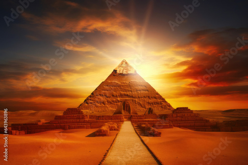 Sunset Magic Over Egypt s Treasures