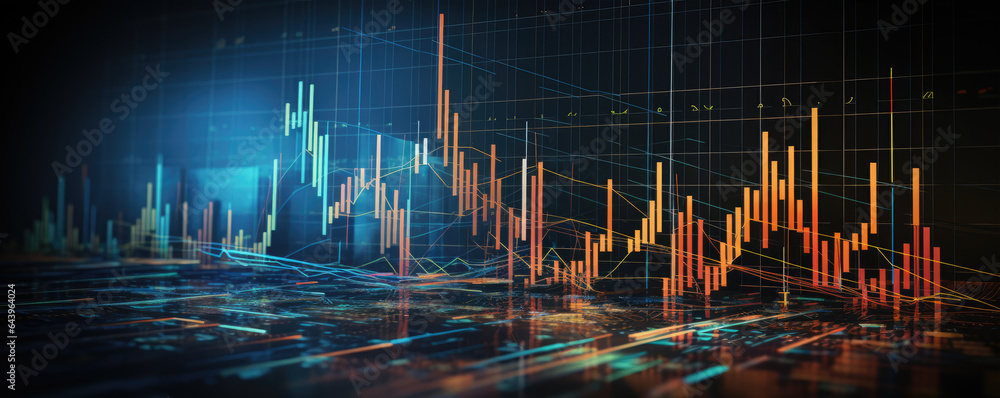 Abstract Stock market forex finance business trading graph infographic futuristic banner background finance investing background with charts data and graphs Abstract Stock market forex finance business trading graph infographic futuristic banner background finance investing background with charts data and graphs