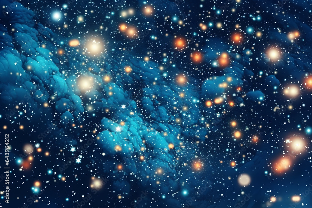 Abstract Stars Background, Generative AI Abstract Stars Background, Generative AI