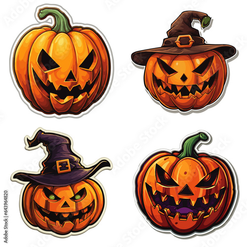 Halloween Pumpkin Sticker