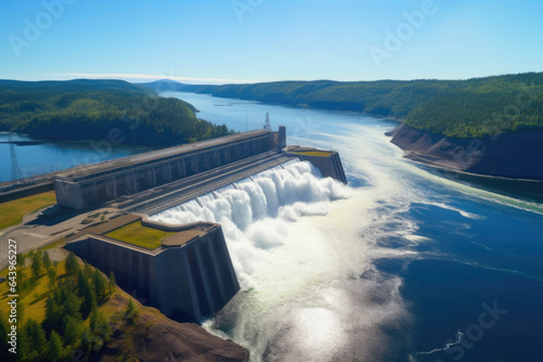 Aerial Spectacle: Grand Hydro Power Project