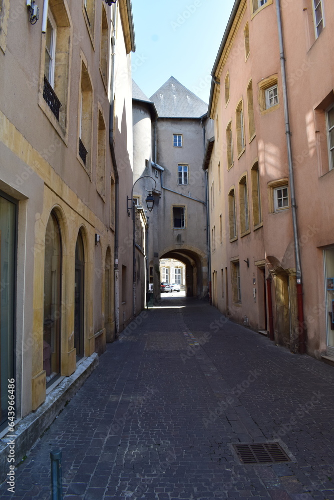 old city gate arch in France