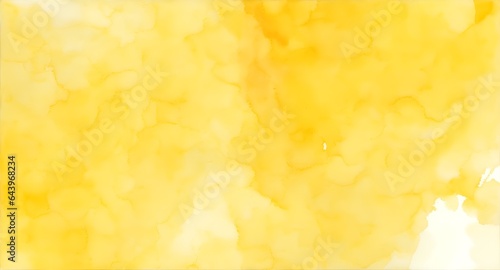 Elegant Yellow Abstract Watercolor Background, Colorful Liquid Paint Abstract, Abstract Watercolor Texture, High Resolution © MYN Studio