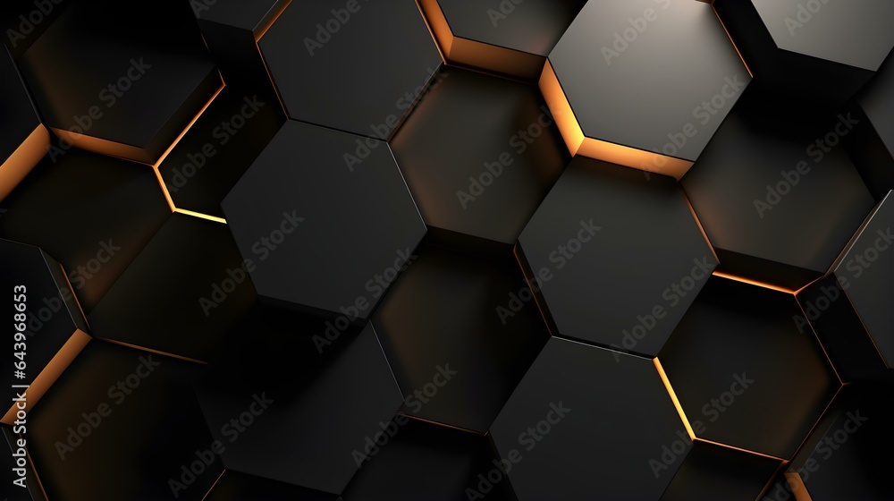 Abstract Background of hexagonal Shapes in black Colors. Geometric 3D Wallpaper
Abstract Background of hexagonal Shapes in black Colors. Geometric 3D Wallpaper