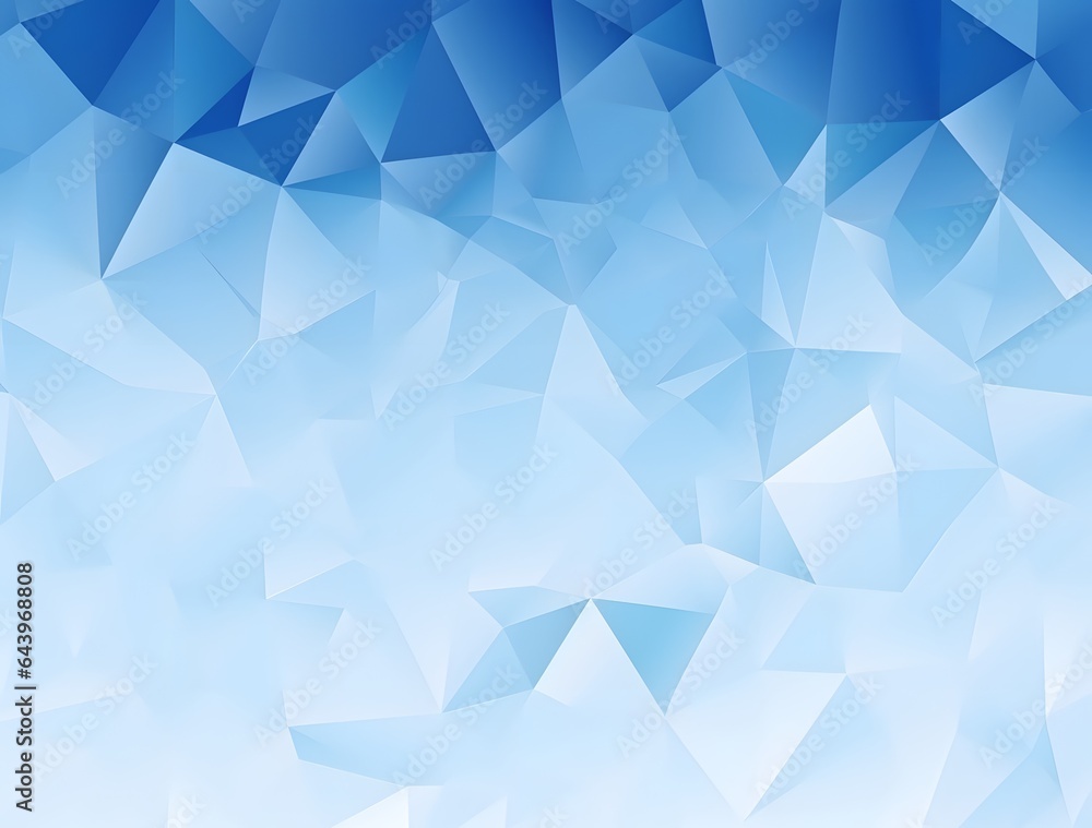Artistic Geometry: Shaped Canvas in Light Sky-Blue and Light Navy Artistic Geometry: Shaped Canvas in Light Sky-Blue and Light Navy