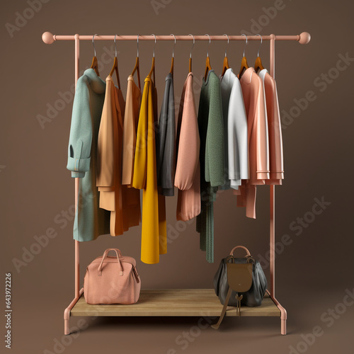 clothes hanger theme design illustration © Tuah
