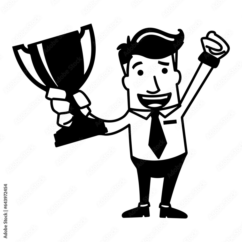 Winner success icon symbol image vector. Illustration of reward champion win championship bedge image design