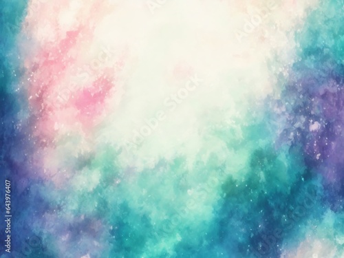 Abstrack watercolor background, Fantasy nature with pastel gradient color