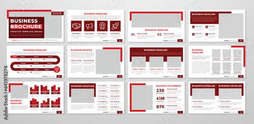 business presentation template editable vector design
