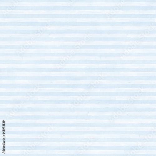 Cute blue watercolor background. Watercolor horizontal stripes. Vintage background. Perfect for fabric, textile, wallpaper, kindergarten.