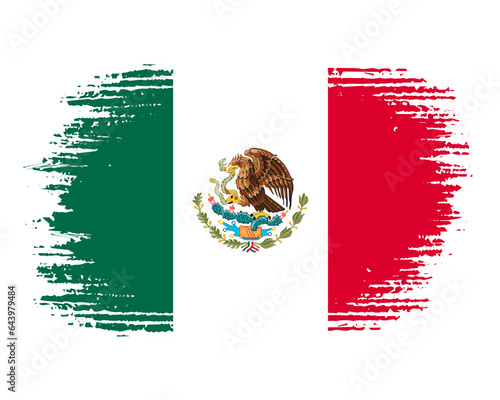 mexico flag design brush stroke flag mexico png ile photo